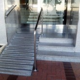 Direct Access Ramps (DAR) with on-site masonry work.